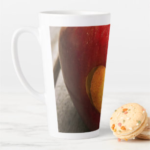 Taza De Café Latte "Manzanas" Foto Cute. Comprar ahora