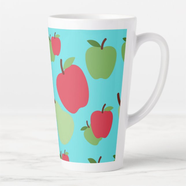 Taza De Café Latte manzanas y peras (Derecha)