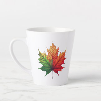 Taza De Café Latte Maple Fall Leaf