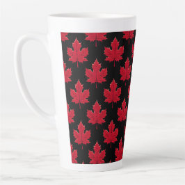 Taza De Café Latte Maple Leaf Mug