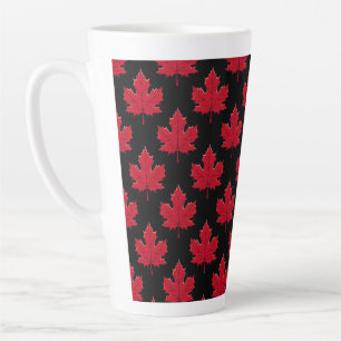 Taza De Café Latte Maple Leaf Mug