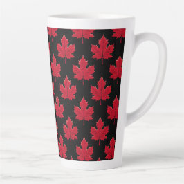 Taza De Café Latte Maple Leaf Mug