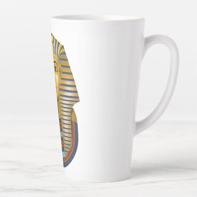 Taza De Café Latte Maravillosos símbolos faraónicos egipcios 1 (Derecha)
