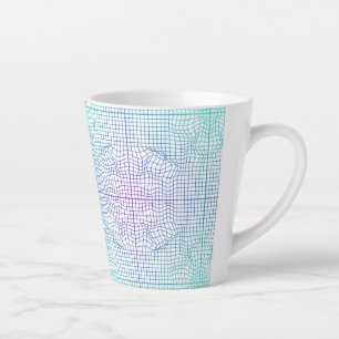 Taza De Café Latte Marco distorsionado 01.w Lgrey BG