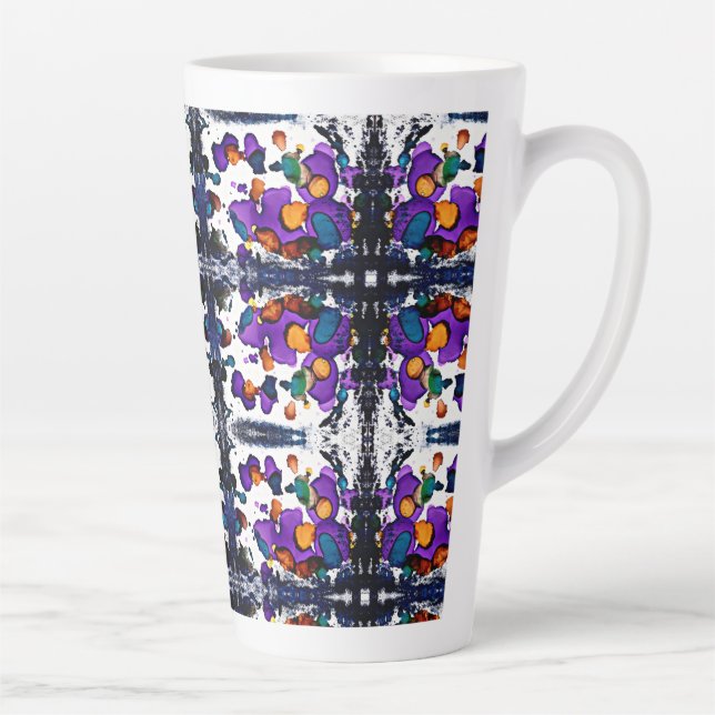 Taza De Café Latte Mardi Gras (Derecha)
