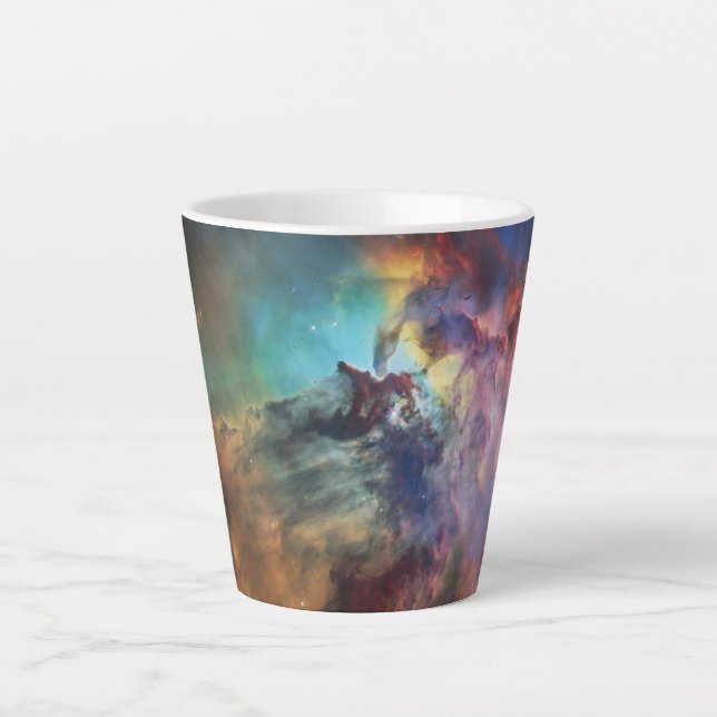 Taza De Café Latte Mares tormentosos de Nebulosa Laguna en Sagittariu (Anverso)
