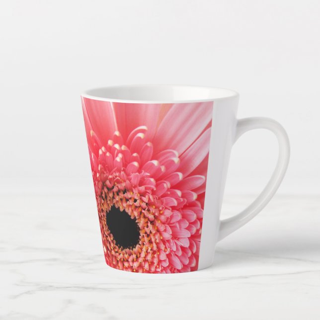 Taza De Café Latte Margarita Gerbera  (Derecha)