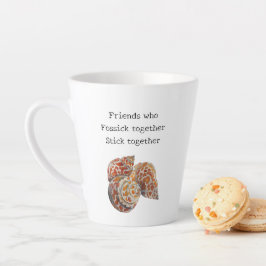 Taza De Café Latte Marinas/Fossicantes