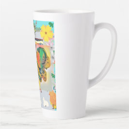 Taza De Café Latte Mariposa