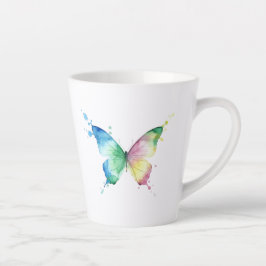 Taza De Café Latte Mariposa