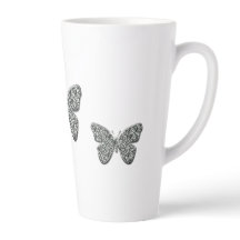 Mariposa Elegante De Color Negro Y Blanco