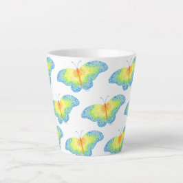 Taza De Café Latte Mariposa Latte Mug