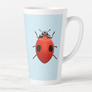 Taza De Café Latte Mariquita Afortunada