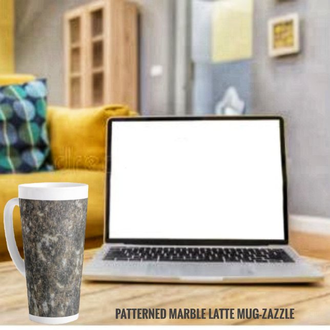 Taza De Café Latte Mármol con estacas (Subido por el creador)