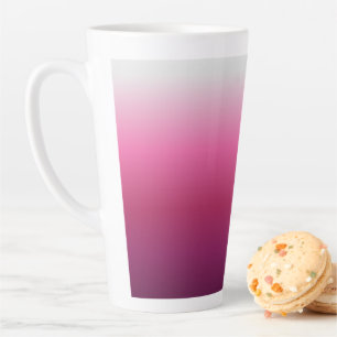Taza De Café Latte maroon maroon marsala burgundy de moda