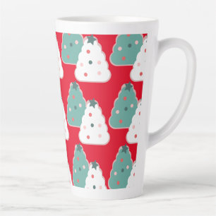Taza De Café Latte Masa para Galletas de Árbol de Navidad Mezcla Case