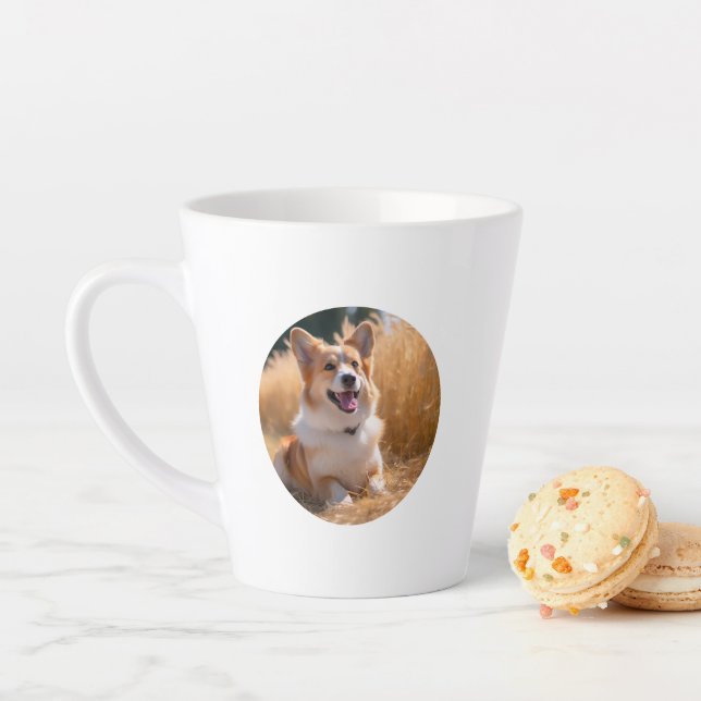 Taza De Café Latte Mascota personalizado Foto (In situ)
