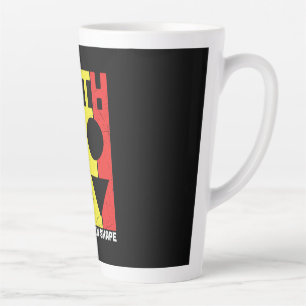 Taza De Café Latte Matemáticas Te Mantienen En Forma