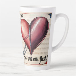 Taza De Café Latte Mateo 19:6