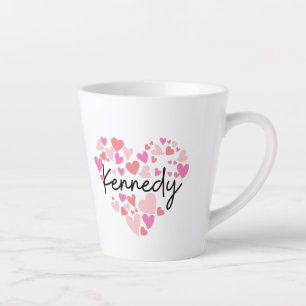 Taza De Café Latte Me encanta Kennedy