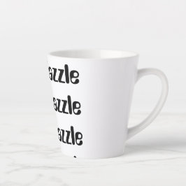 Taza De Café Latte Me encanta Zazzle Latte Mug