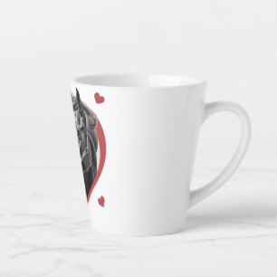 Taza De Café Latte Me gustan los caballos
