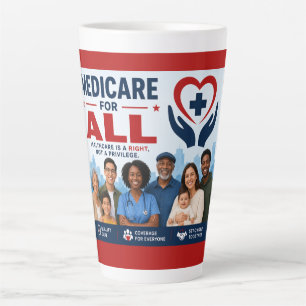 Taza De Café Latte Medicare para Todos