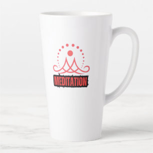 Taza De Café Latte Medición de la atención