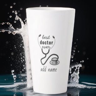 Taza De Café Latte Médico Personalizado Mejor Gracias Médico