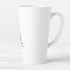 Taza De Café Latte meerkat lindo