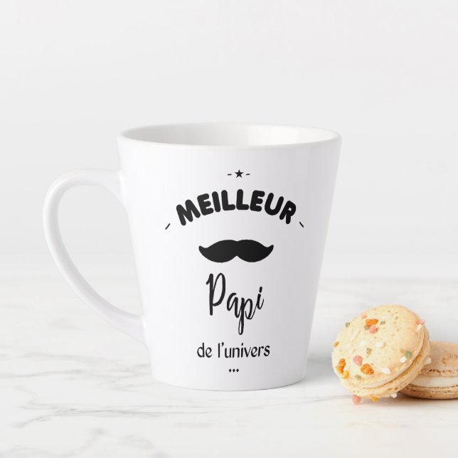 Taza De Café Latte Meilleur papi de l univers (In situ)