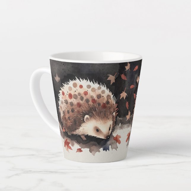 Taza De Café Latte Mein kleiner Igel-Freund „Zwergerl“ (Ángulo izquierdo)