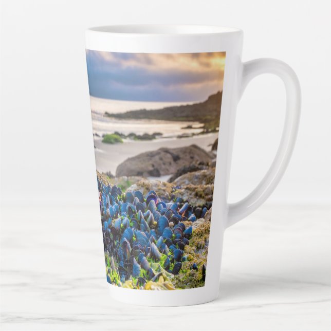 Taza De Café Latte Mejillones (Derecha)