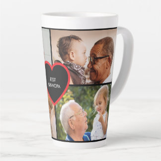 Taza De Café Latte Mejor Abuelo 4 Fotos