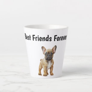 Taza De Café Latte Mejor Amigos Perro Frenchie