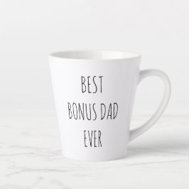 Taza De Café Latte Mejor Bono de Papá Nunca