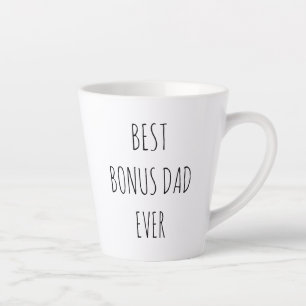 Taza De Café Latte Mejor Bono de Papá Nunca