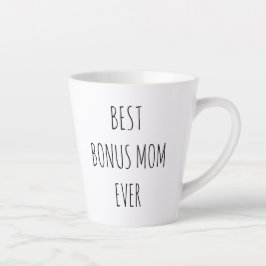 Taza De Café Latte Mejor Bono Mamá Nunca