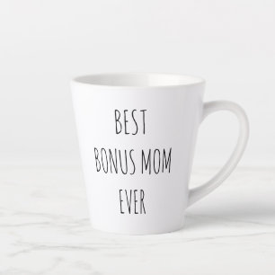 Taza De Café Latte Mejor Bono Mamá Nunca