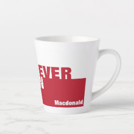 Taza De Café Latte Mejor DAD de TEXAN personalizada