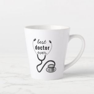Taza De Café Latte Mejor Doctor del Mundo Agradecimiento Gracias Doct
