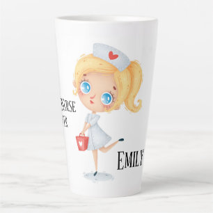 Taza De Café Latte Mejor Enfermera de Todos los Tiempos