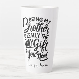 Taza De Café Latte Mejor Hermano del Mundo regalo divertido para cu