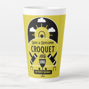 Taza De Café Latte Mejor juego de croquet divertido
