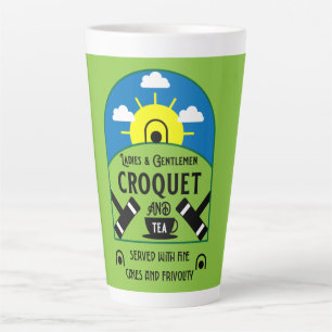 Taza De Café Latte Mejor juego de croquet divertido