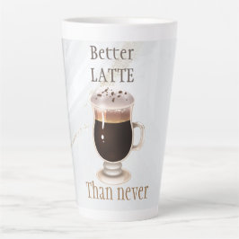 Taza De Café Latte Mejor leche que nunca crema de café