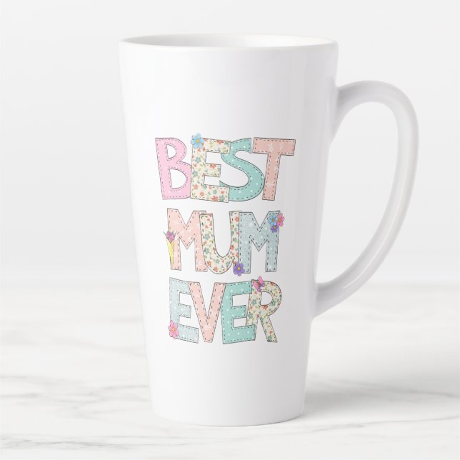 Taza De Café Latte Mejor Mamá de la historia (Derecha)