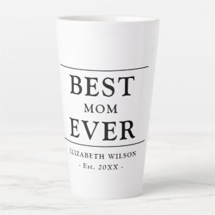 Taza De Café Latte Mejor Mamá del Mundo Regalo para Mamás