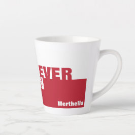 Taza De Café Latte Mejor MOM de TEXAN