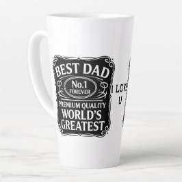 Taza De Café Latte Mejor Papá